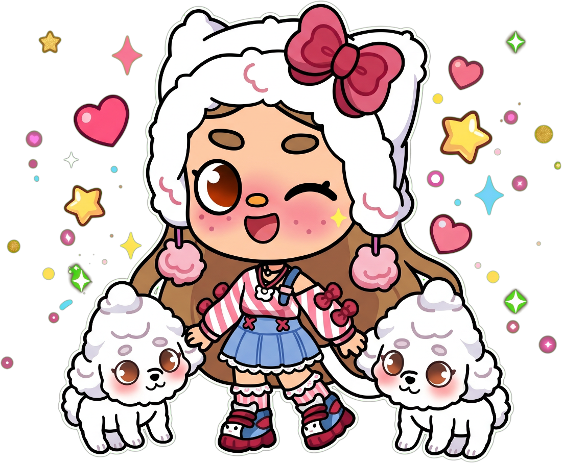 Ava and her puppies